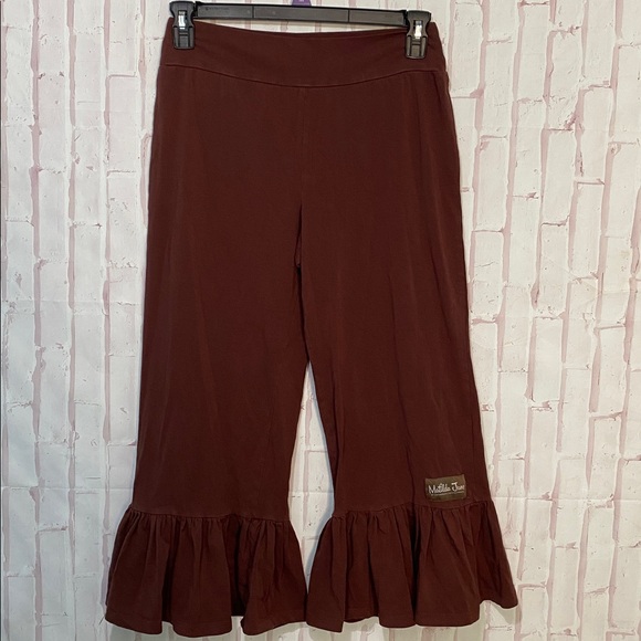 Matilda Jane Women’s Savannah Big Ruffles Crop Pants size M - Picture 2 of 7